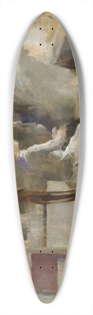Harriet Backer - Music, Interior from Paris 39.3 inch art pintail longboard deck