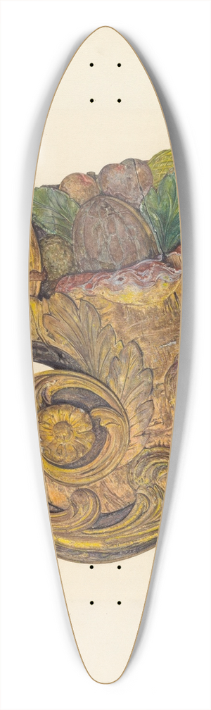 Harriette Gale - Billethead 39.3 inch art pintail longboard deck