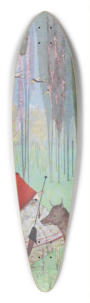 Harry Clarke - He asked her whither she was going 39.3 inch art pintail longboard deck