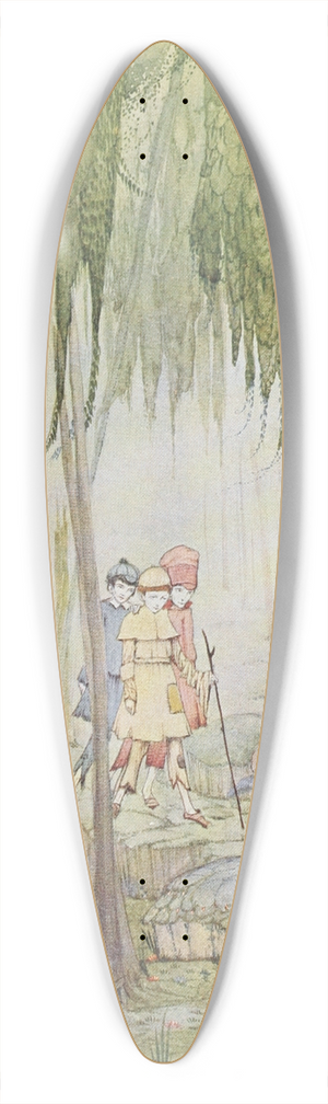 Harry Clarke - He brought them home by the very same way they came 39.3 inch art pintail longboard deck