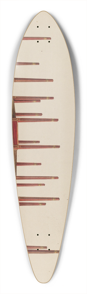 Harry Eisman - Dining Table 39.3 inch art pintail longboard deck
