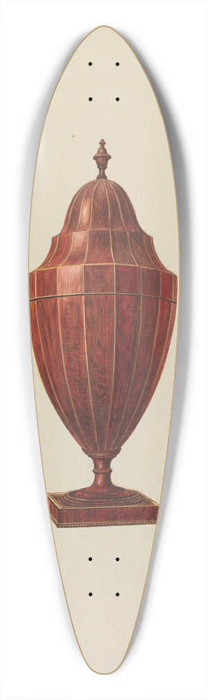 Harry Eisman - Knife and Spoon Box 39.3 inch art pintail longboard deck