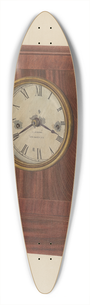 Harry Eisman - Shelf Clock 39.3 inch art pintail longboard deck