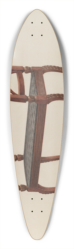 Harry Eisman - Window Seat 39.3 inch art pintail longboard deck