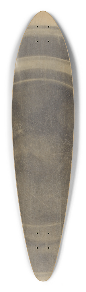Harry Goodman - Pewter Platter 39.3 inch art pintail longboard deck