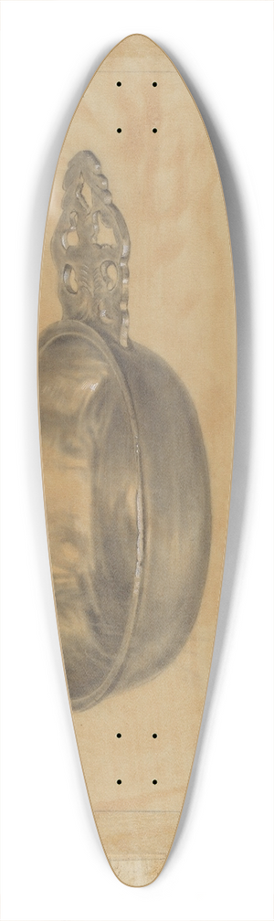Harry Goodman - Pewter Porringer 39.3 inch art pintail longboard deck