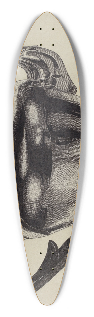 Harry Goodman - Pewter Teapot 39.3 inch art pintail longboard deck