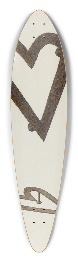 Harry Grossen - Trivet 39.3 inch art pintail longboard deck