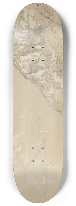 John William Casilear - Hudson Highlands 8.25 inch art skate deck