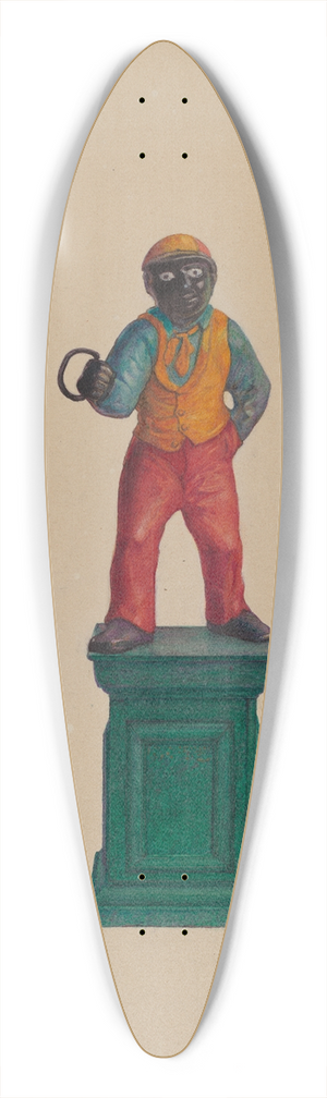 Harry Jennings - Iron Hitching Post 39.3 inch art pintail longboard deck