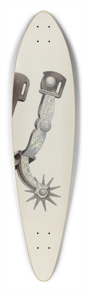 Harry Mann Waddell - Spur 39.3 inch art pintail longboard deck