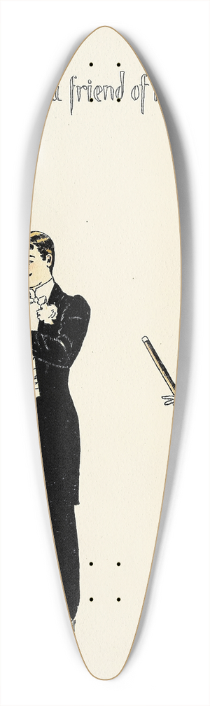 Harry Whitney McVickar - Matrimonial advice pl08 39.3 inch art pintail longboard deck