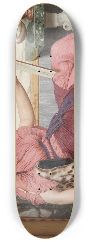 John William Godward - An Amateur 8.25 inch art skate deck