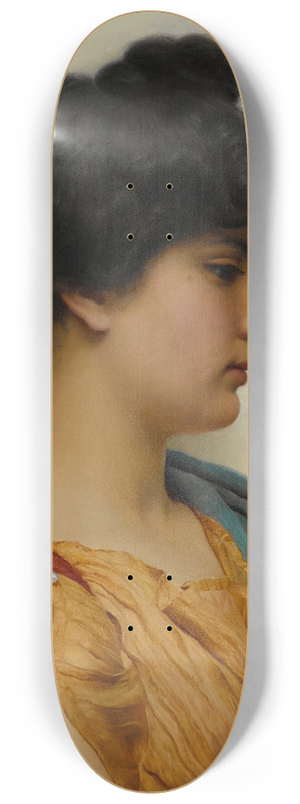 John William Godward - An Arcadian beauty 8.25 inch art skate deck