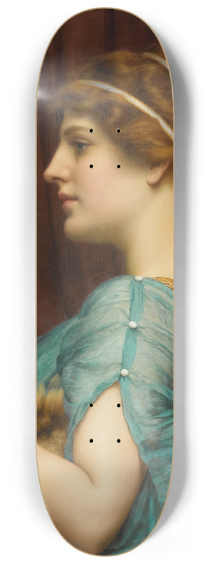 John William Godward - A Pompeian Lady 8.25 inch art skate deck