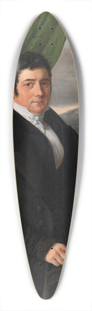 Heinrich Beltz - Portrait Burckhardt-Bischoff 39.3 inch art pintail longboard deck