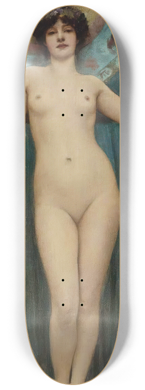 John William Godward - Study Of Campaspe 8.25 inch art skate deck