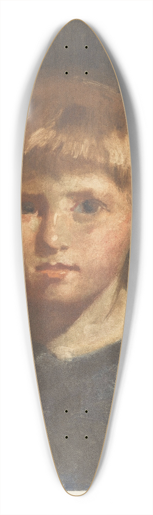 Heinrich M. Krabb - Portrait of a boy 39.3 inch art pintail longboard deck