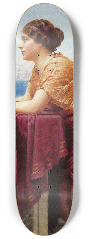 John William Godward - The Belvedere 8.25 inch art skate deck