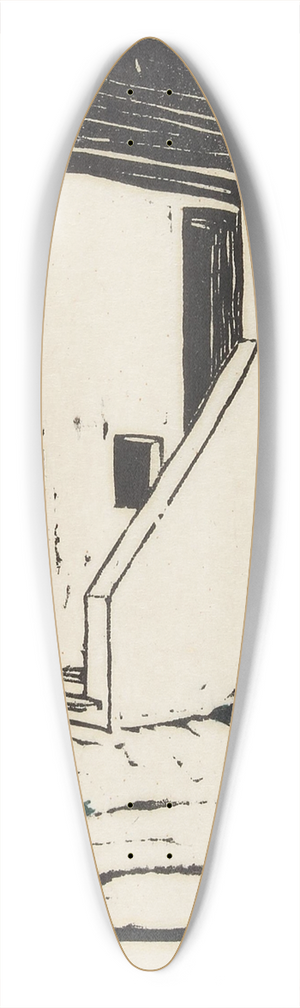 Heinrich Schrder - Ohne Titel 39.3 inch art pintail longboard deck
