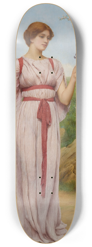 John William Godward - The Posy 8.25 inch art skate deck