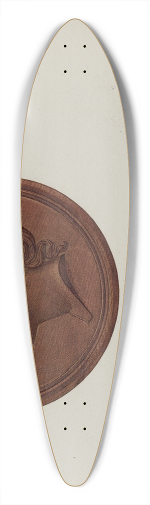 Helen Bronson - Tie-back 39.3 inch art pintail longboard deck