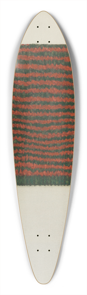 Helen E. Gilman - Shaker Textile 39.3 inch art pintail longboard deck