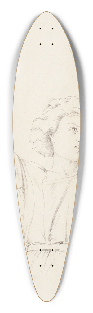 Helene Schjerfbeck - Dancing Girl 39.3 inch art pintail longboard deck