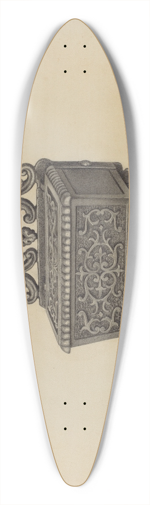 Helen Hobart - Match Safe 39.3 inch art pintail longboard deck