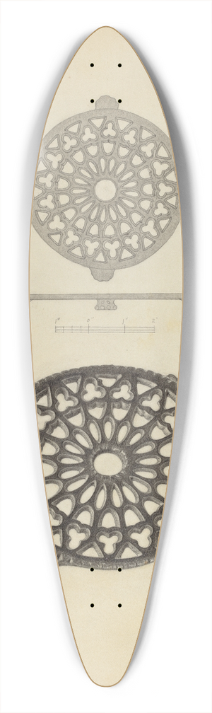 Helen Hobart - Trivet 39.3 inch art pintail longboard deck