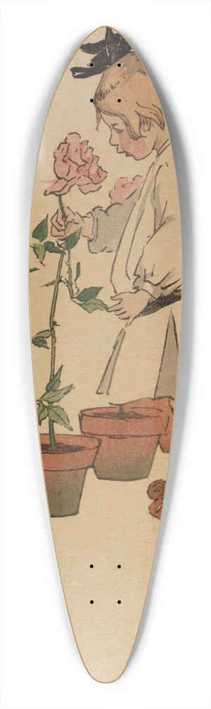 Helen Hyde - Confidences 39.3 inch art pintail longboard deck