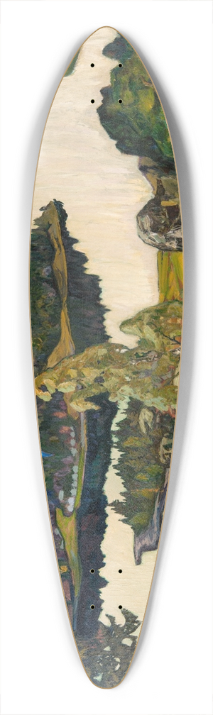 Helmer Osslund - Autumn Evening, Nordingr 39.3 inch art pintail longboard deck