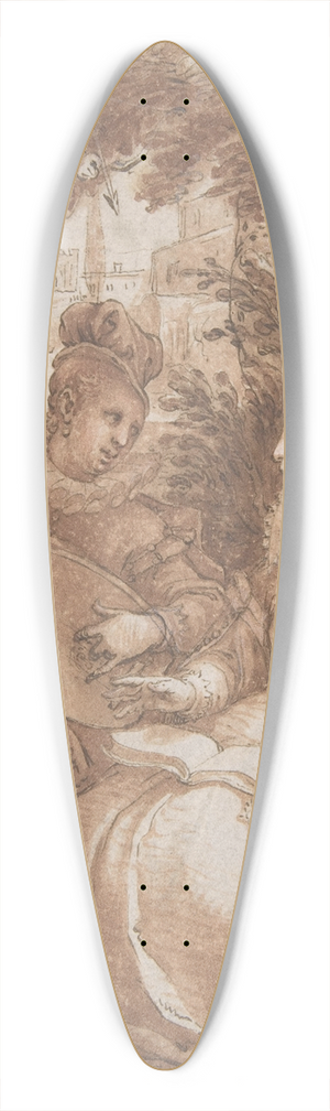 Hendrick Goltzius - Spring 39.3 inch art pintail longboard deck
