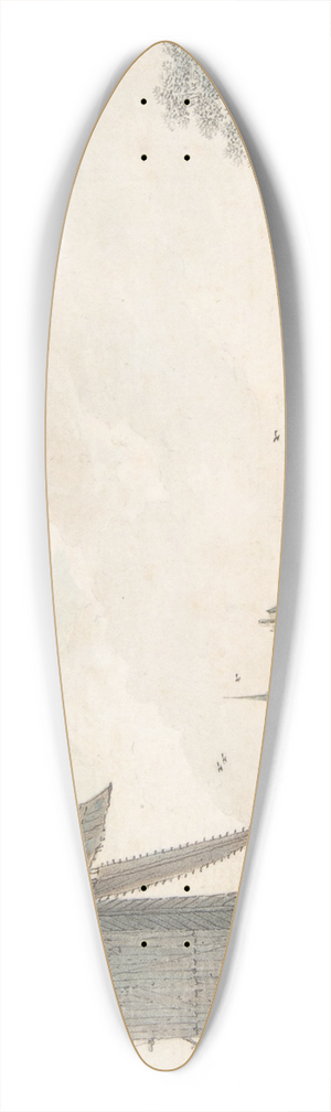 Hendrik Meijer - August 39.3 inch art pintail longboard deck
