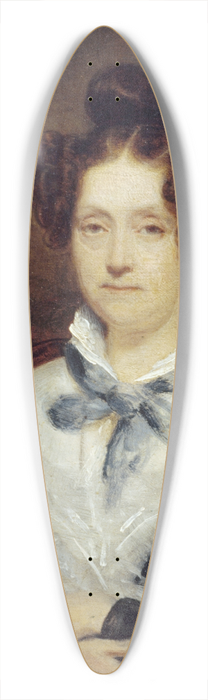 Hendrik Scheffer - Portrait de Cornlia Scheffer-Lamme 39.3 inch art pintail longboard deck
