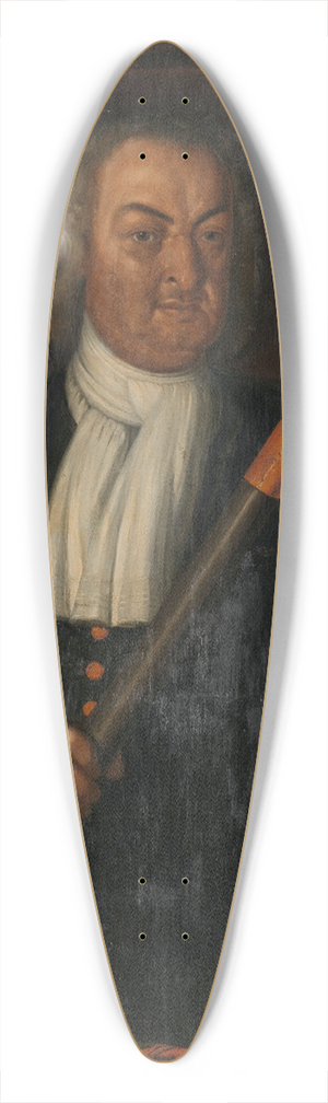 Hendrik van den Bosch - Hendrik Swaardecroon (1718-1725) 39.3 inch art pintail longboard deck