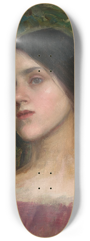 John William Waterhouse - The Rose Bower 8.25 inch art skate deck