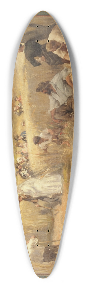 Henri Adrien Tanoux - La Noce 39.3 inch art pintail longboard deck