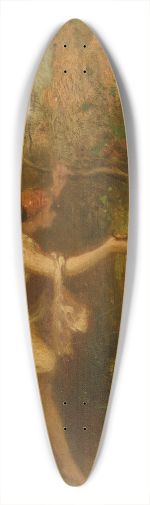 Henri Baron - La Source 39.3 inch art pintail longboard deck