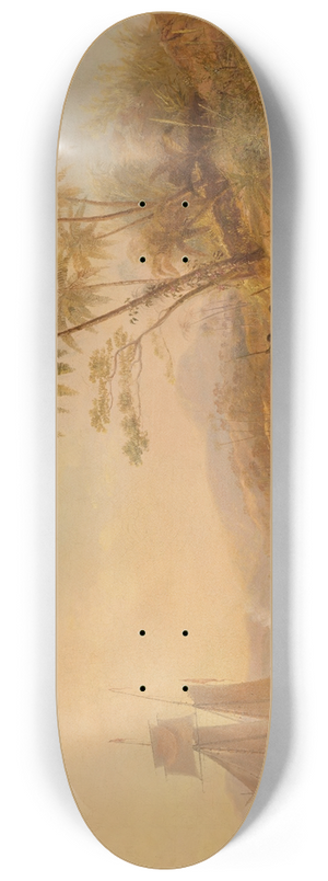 John Wilson Carmichael - The rescue of William DOyly 8.25 inch art skate deck