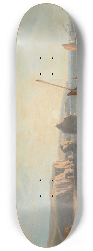 John Wilson Carmichael - Unloading the catch in Freshwater Bay 8.25 inch art skate deck