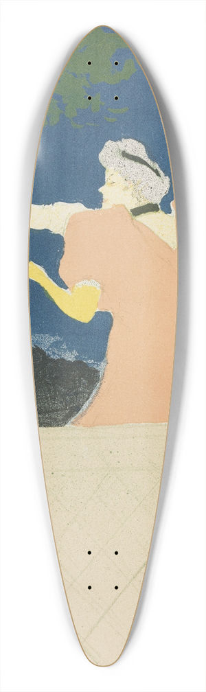 Henri de Toulouse-Lautrec - Aux Ambassadeurs 39.3 inch art pintail longboard deck