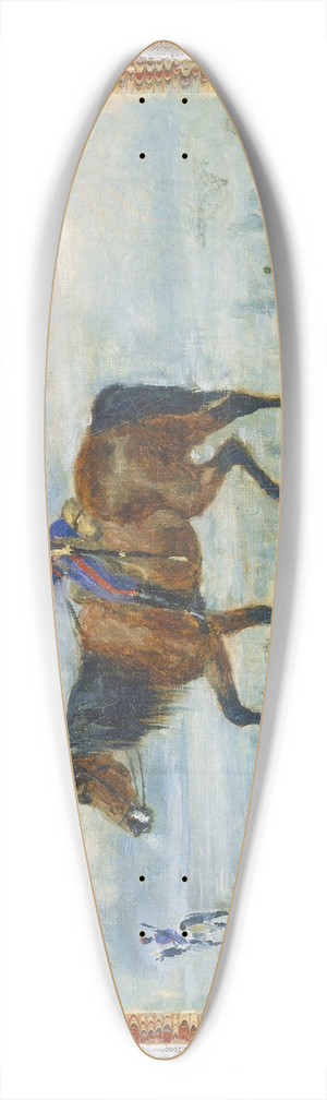 Henri de Toulouse-Lautrec - Hussars 39.3 inch art pintail longboard deck