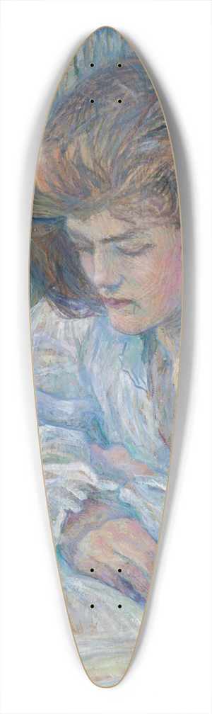 Henri de Toulouse-Lautrec - La Liseuse 39.3 inch art pintail longboard deck