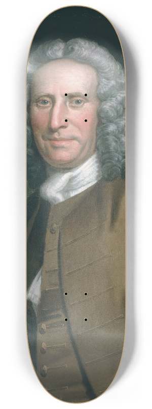 John Wollaston - Cadwallader Colden 8.25 inch art skate deck John Wollaston - Cadwallader Colden 8.25 inch art skate deck