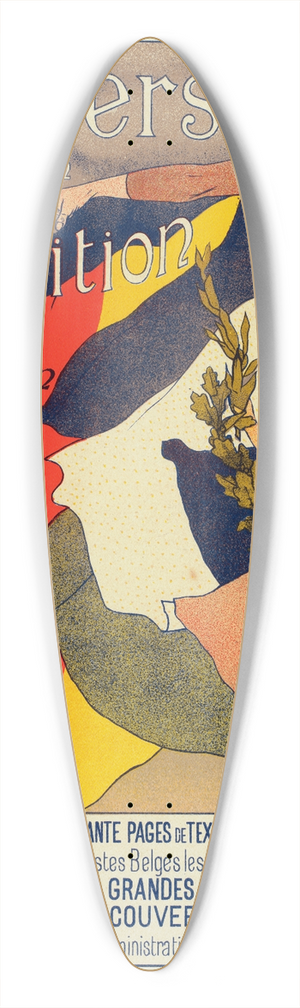 Henri Evenepoel - Anvers Et Son Exposition 39.3 inch art pintail longboard deck
