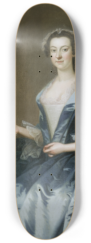 John Wollaston - Portrait of a Woman 8.25 inch art skate deck John Wollaston - Portrait of a Woman 8.25 inch art skate deck