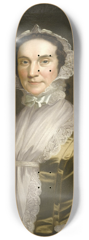John Wollaston the Younger - Portrait of Mrs. Richard Nichols 8.25 inch art skate deck John Wollaston the Younger - Portrait of Mrs. Richard Nichols 8.25 inch art skate deck