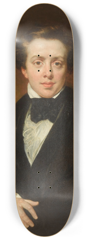 John Wood - Self-portrait 8.25 inch art skate deck