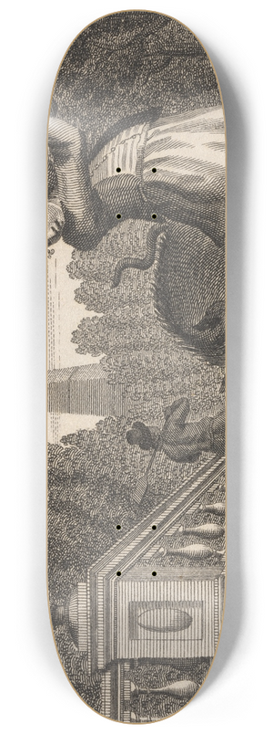 John Wootton - Fable XLVIII. The Gardener and the Hog 8.25 inch art skate deck John Wootton - Fable XLVIII. The Gardener and the Hog 8.25 inch art skate deck